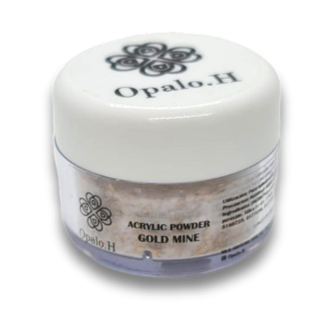Polvo Acrilico Gold Mine - Opalo.H - Productos para uñas - Salon de uñas