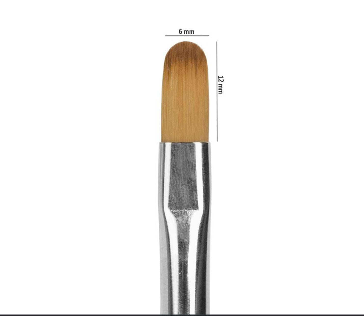 Pincel oval Premium Kolinsky 100%