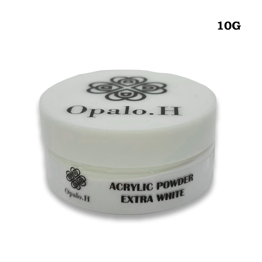 Polvo acrílico ultra blanco - Productos de Belleza - Productos para Uñas - Tienda de uñas - Opalo.H