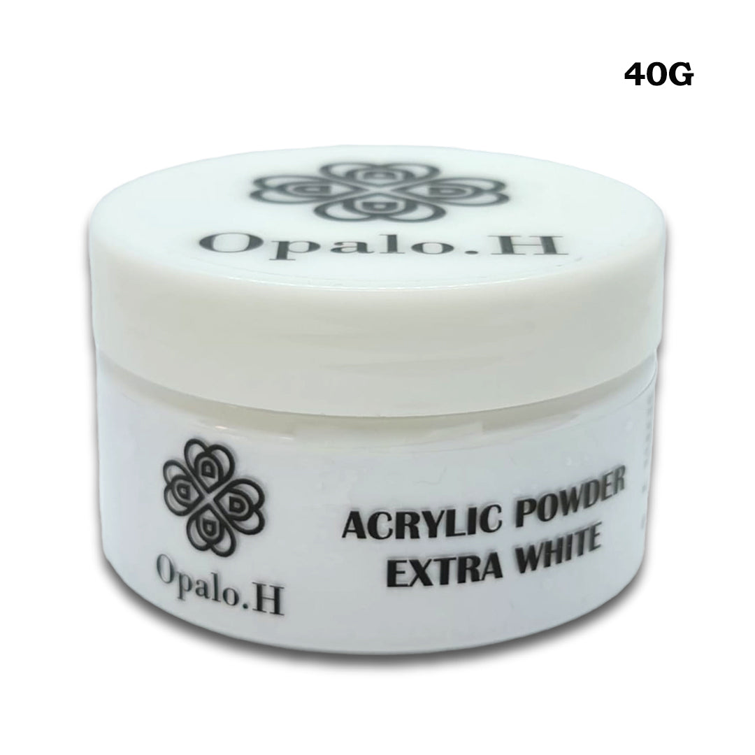 Polvo acrílico ultra blanco - Productos de Belleza - Productos para Uñas - Tienda de uñas - Opalo.H
