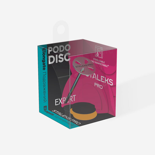 Disco de pedicura extendido Pododisc Staleks Pro completo con lima extraíble