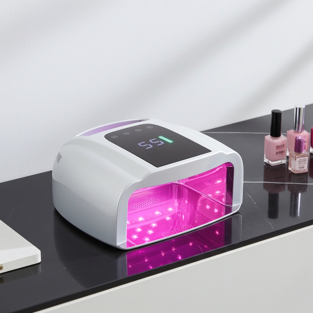 Lámpara de uñas recargable 96W